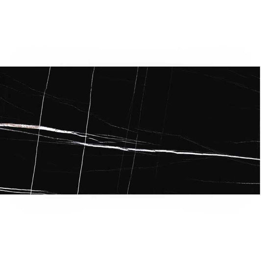 Гранитогрес „Даймънд" черен полиран 60x120cm