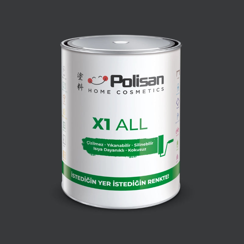 Интериорна боя X1 All Въглища 0.75Л