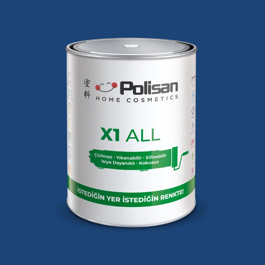 Интериорна боя X1 All Син Ахат 0.75Л