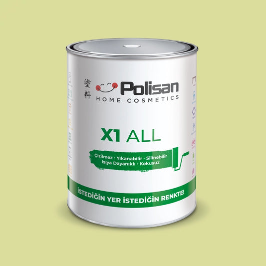 Интериорна боя X1 All Неоново жълто 0.75Л