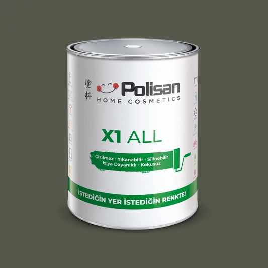 Интериорна боя X1 All Мистично зелено 0.75Л