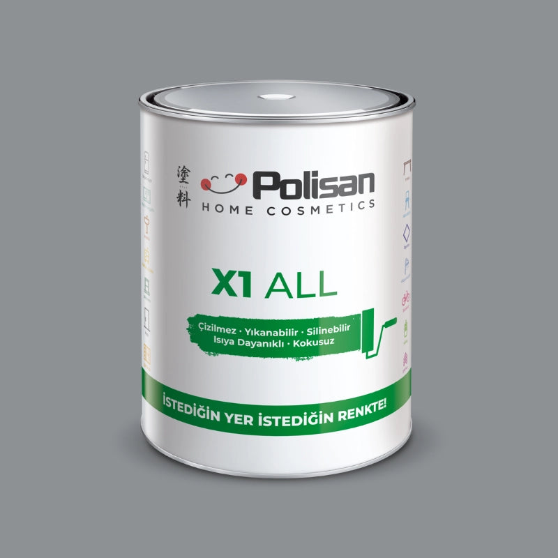 Интериорна боя X1 All Есенно сиво 0.75Л