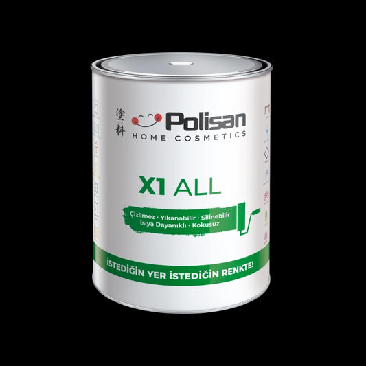 Интериорна боя X1 All Черна 0.75Л